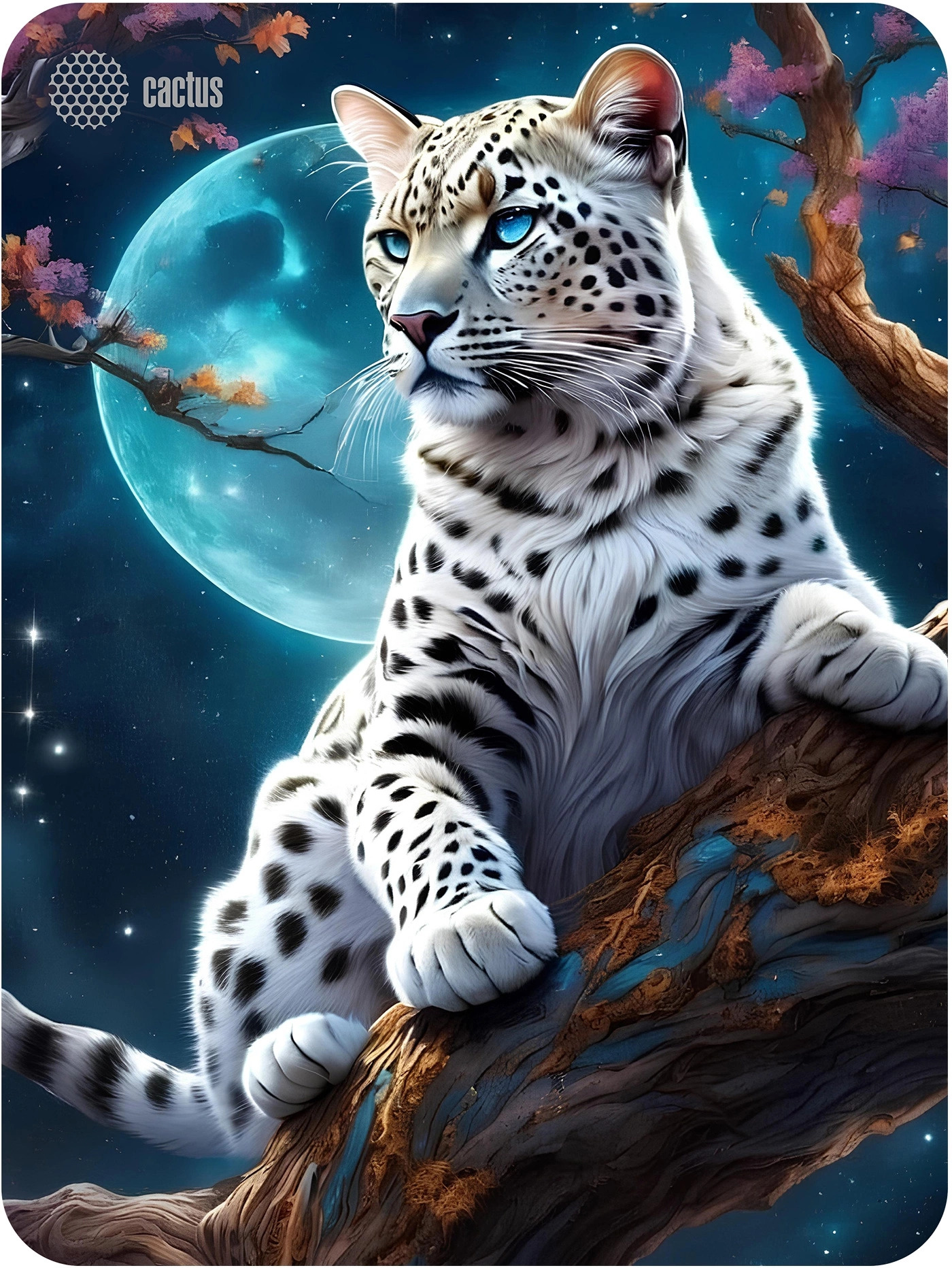 

Коврик для мыши Cactus CS-MP-PRO16XL Snow Leopard 400x300x3мм, CS-MP-PRO16XL