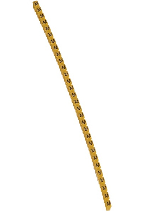 

Маркер на кабель DKC MKCMS1 сечением 0,5-1,5мм символ „M”, "Mark" (уп/200 шт), MKCMS1