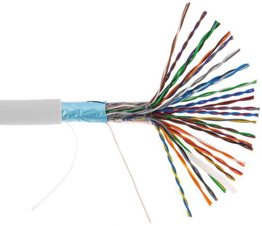 фото Кабель витая пара F/UTP 5e кат. 25 пар Netlan EC-UF025-5-PVC-GY-3 в Уфе