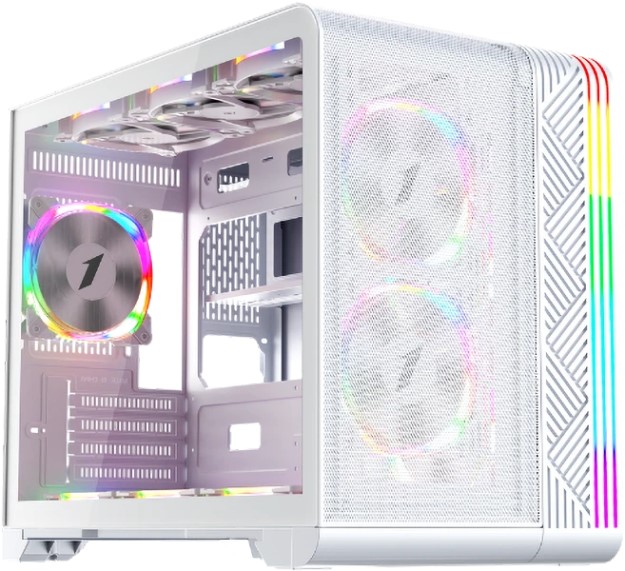 

Корпус mATX 1STPLAYER VT6 ARGB VT6-WH-3FS7-W без БП, 2*USB 3.0, USB 2.0, VT6 ARGB