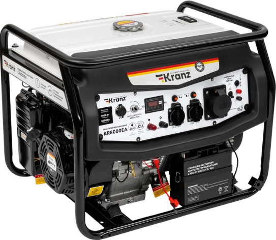 Изображение товара Генератор бензиновый KRANZ KR8000EA