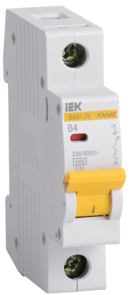 Изображение товара Автоматический выключатель IEK MVA20-1-004-B