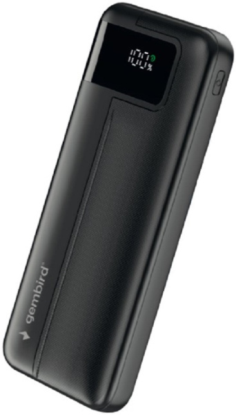 Изображение товара Портативный аккумулятор Gembird GPB-10Q 10000мАч QC PD дисплей черный