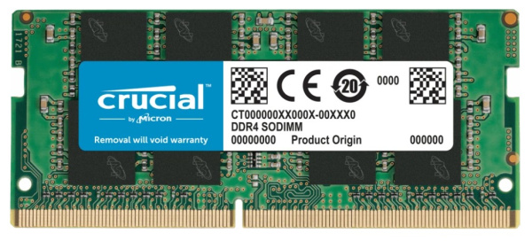 Изображение товара Оперативная память Crucial CT8G4SFRA32AT DDR4 8ГБ 3200 МГц SODIMM