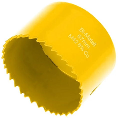 Изображение товара Коронка биметаллическая KRANZ KR-92-0234 диаметр 67 мм для дерева и металла