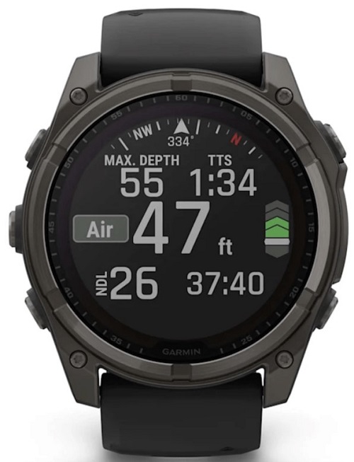 

Часы Garmin Fenix 8 Solar Sapphire 010-02907-11 51мм, титановый угольно-серый DLC, черный ремешок, Fenix 8 Solar Sapphire