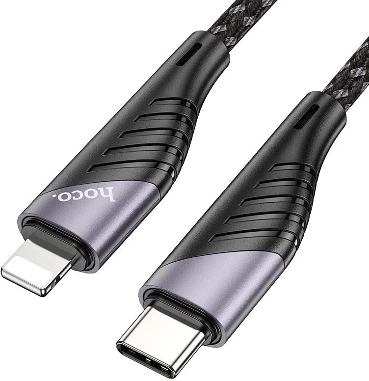 

Кабель Hoco U95 PD IPH 01481 Type-C (m)-Lightning (m) 1м черный, U95