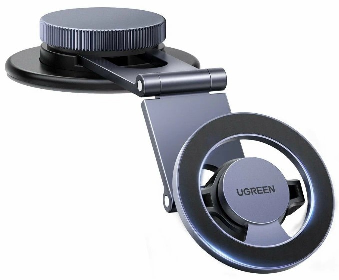 

Держатель автомобильный UGREEN LP865 45577_ магнитный для телефона на приборную панель, Dashboard Magnetic Car Phone Mount, цвет: серый, LP865