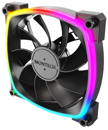 фото Вентилятор для корпуса Montech RX120 PWM BLACK в Нижнем Новгороде
