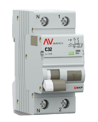 фото Автомат дифференциальный EKF rcbo10-1pn-32C-300-a-av в Красноярске