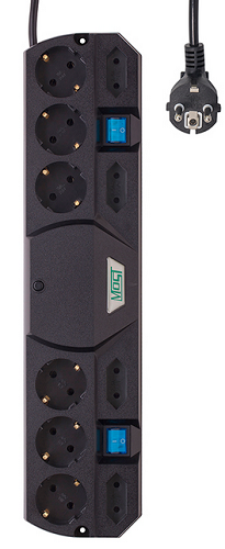 Изображение товара Сетевой фильтр Most TRG - 10 розеток, удлинитель, 2 м кабель