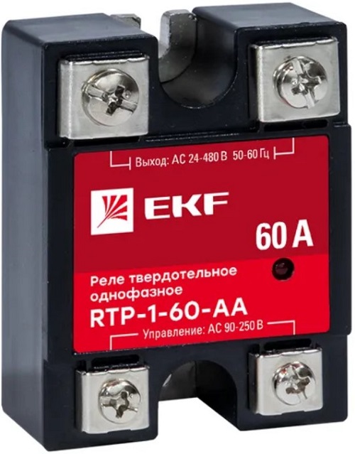 

Реле EKF rtp-1-60-aa твердотельное однофазное RTP-60-AA, rtp-1-60-aa