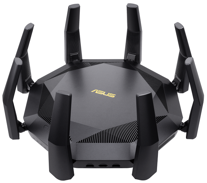 

Роутер ASUS RT-AX89X 90IG04J1-BM3010 802.11b/g/n/ac/ax, до 1148+4804 бит/c, 2,4 + 5 гГц, 8 антенны, USB, GBT LAN, RT-AX89X