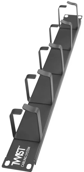 

Кабельный организатор RETIC MO-19-1U-5R-TWCS горизонтальный 19" 1U, 5 колец, металлический, цвет черный, MO-19-1U-5R-TWCS