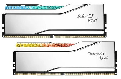 

Модуль памяти DDR5 96GB (2*48GB) G.Skill TRIDENT Z5 ROYAL RGB F5-6400J3239F48GX2-TR5S PC5-51200 6400MHz CL32 1.35V, XMP, TRIDENT Z5 ROYAL RGB