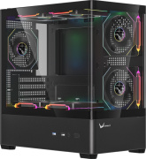 фото Корпус mATX  Formula V Crystal U1M Floe Black