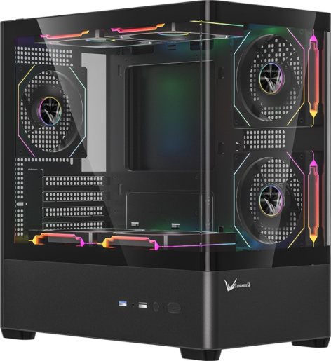 Изображение товара Корпус Formula V Crystal U1M Floe Black для Mini Tower