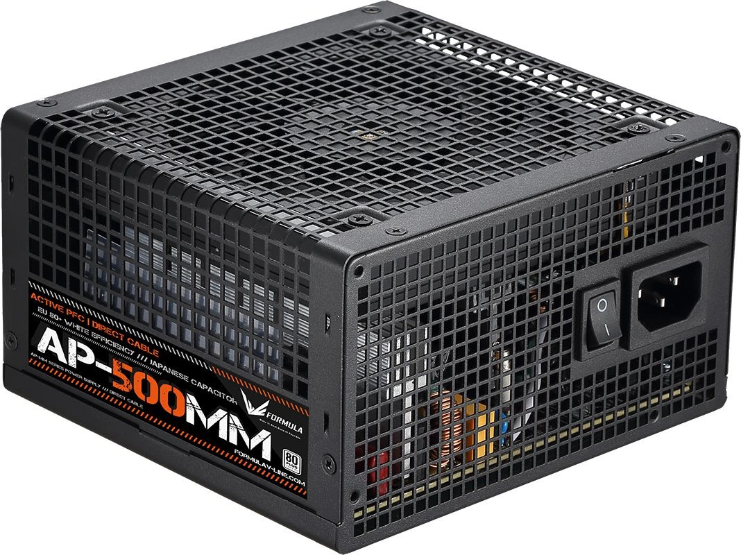 

Блок питания ATX FORMULA AP500ММ 500W, 80 PLUS WHITE, RTL, AP500ММ