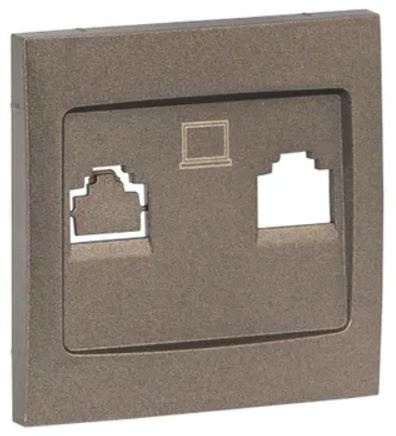 Изображение товара Накладка розетки компьютерной EKF ESK01-L-035-60