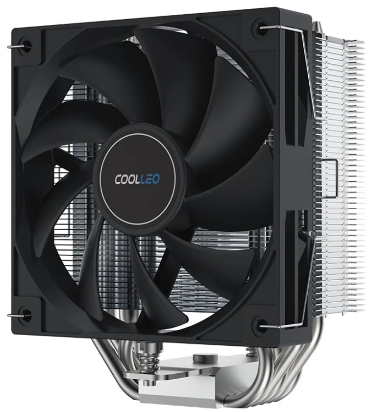 

Кулер Coolleo CL-P50i-BK-V2 LGA115x/1200/1700/AM4/AM5 (235W, 120mm, 1650rpm, 70.5CFM, 27dBa), CL-P50i-BK-V2
