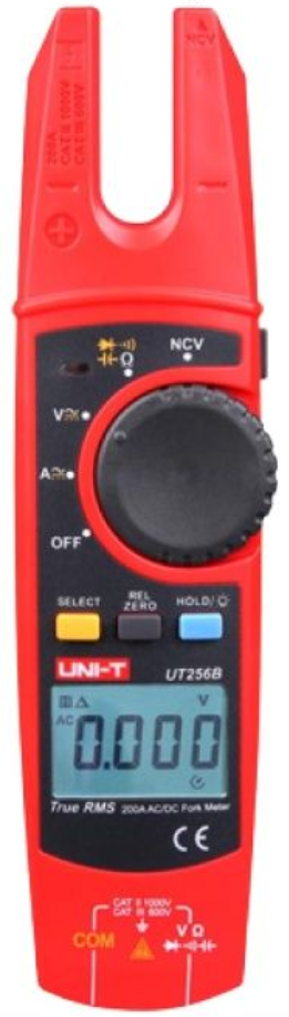 

Токоизмерительные клещи UNI-T UT256B , 1000В, 200А, 60МОм, вилка (525623), UT256B