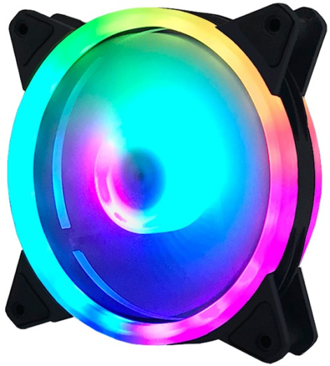 Изображение товара Вентилятор Eurocase EU-FN120ARGB_8+12 BL для корпуса с RGB-подсветкой