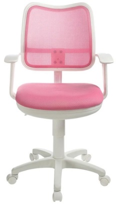 

Кресло Бюрократ CH-W797 розовое/розовое, спинка сетка, пластик белый, CH-W797