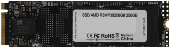 фото Накопитель SSD M.2 2280 AMD R3MP30256G8 в Омске 256 ГБ