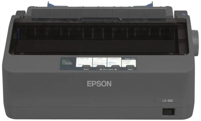 

Принтер матричный Epson LQ-350 черно-белая печать, A4, цвет черный, LQ-350