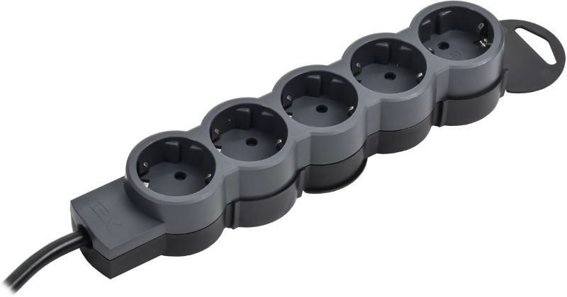 

Удлинитель IEK STANDARD У05 5 мест 3м 3х1,5мм2 16А черн., STANDARD У05