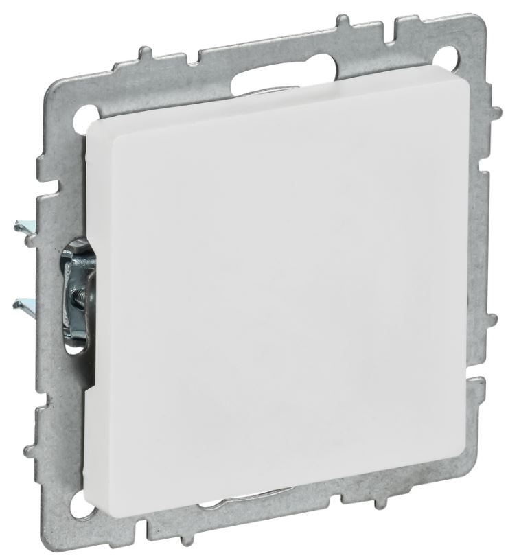 

Заглушка IEK BR-PL10-K91 BRITE с суппортом МЗ10-БрАБ арктический белый, BR-PL10-K91