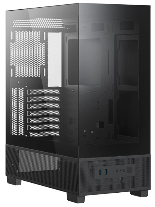 

Корпус ATX Xastra Q500-0F черный, без БП, 2*USB 3.0, Q500-0F