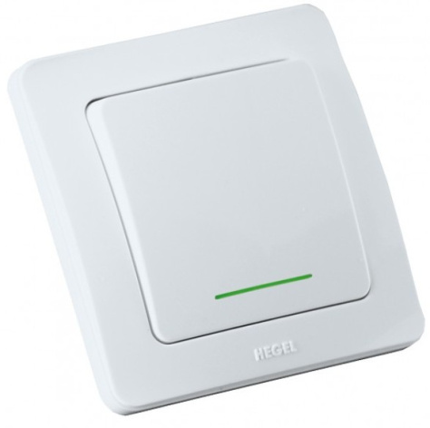 Изображение товара Выключатель одноклавишный HEGEL ВС10-332 для дома и офиса