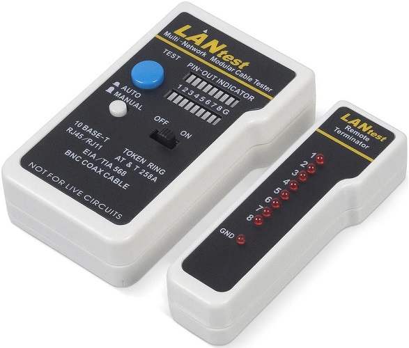 

Тон-генератор Cabeus HT-519CT для витой пары с переходниками для коаксиального кабеля, HT-519CT