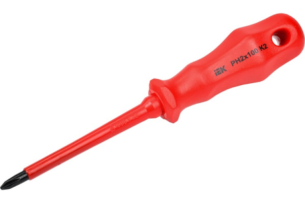 Изображение товара Отвертка IEK A2L3-SC30-K2-PH-20-100