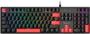 фото Механическая клавиатура A4Tech Bloody S510R, USB, Черный [S510R USB FIRE BLACK/BLMS RED]