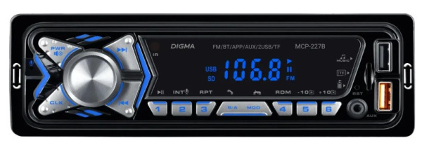 фото Автомагнитола  Digma MCP-227B в Челябинске