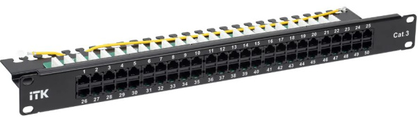 Изображение товара Патч-панель GENERICA PP50-1UC03U-K05-G 1U 48 портов