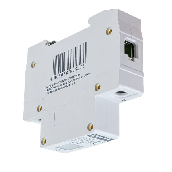 

Ограничитель GENERICA MOP20-1-C-G перенапряжения ОПС1-C 1Р 10/40кА 230В, MOP20-1-C-G