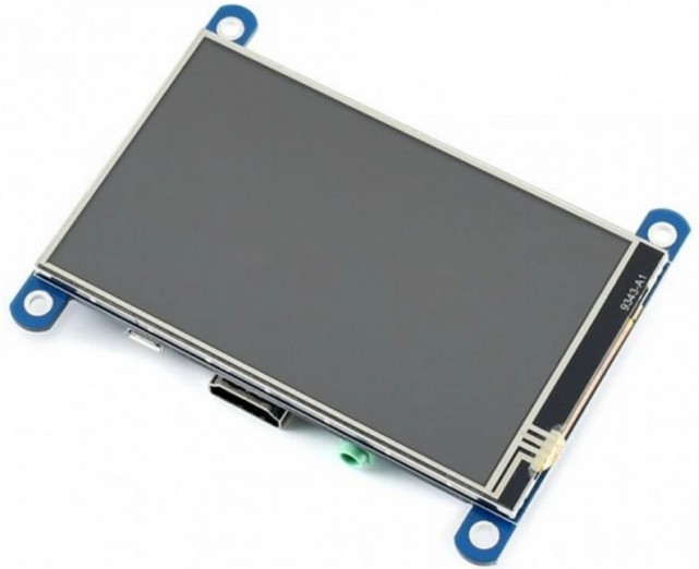 

Дисплей ACD RA613 4 резистивный сенсорный без корпуса, 800*480 IPS матрица, вход HDMI питание по USB, для Raspberry Pi 3 (WS16340), RA613