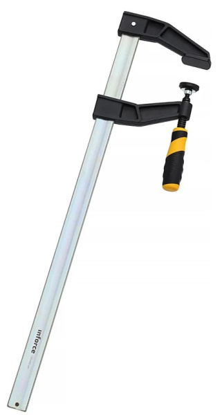 Изображение товара Струбцина Inforce 06-03-30 F-образная стальная зажим для дерева