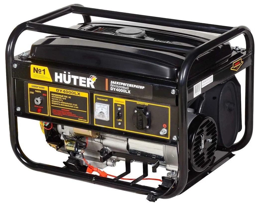 

Генератор бензиновый Huter DY4000LX 64/1/22 электростартер, DY4000LX