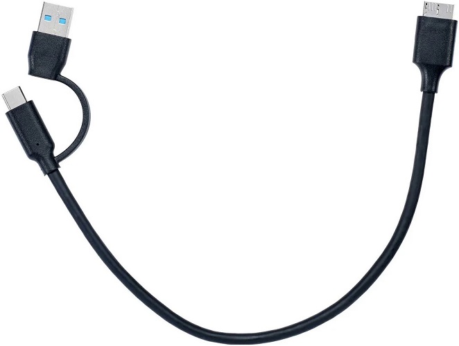 

Кабель Telecom TUS714-0.3M соединительный 2-in-1 USBA+C USB3.0 MicroBM 5Gbps, 0.3m медь, TUS714-0.3M