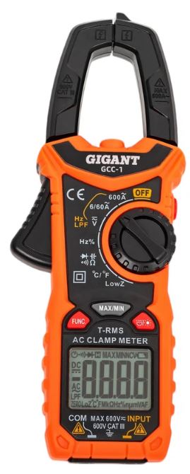 

Токовые клещи Gigant GCC-1 цифровые, GCC-1