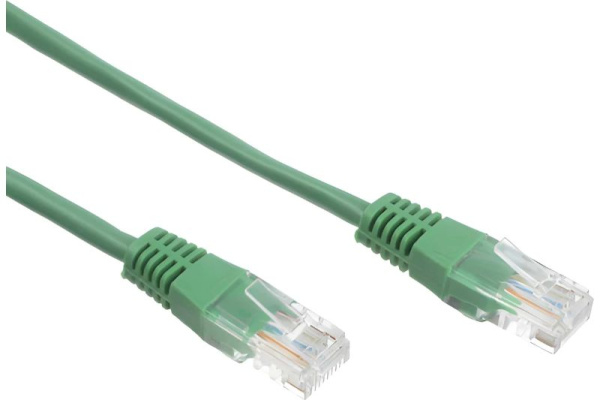 фото Кабель патч-корд U/UTP 5e кат. 2м W&T WT-2038A2 green в Красноярске