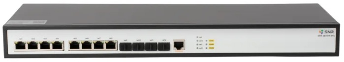 

Коммутатор управляемый SNR SNR-S5310X-8TX уровня 2+, 8 портов 1/2.5/5/10GBASE-T, 4 порта 1/10G SFP+ встроенный БП ~220V AC, SNR-S5310X-8TX