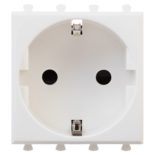 

Розетка DKC 4400002 модульная, 2P+E, с з/ш, "Белое облако", 2 модуля, "Avanti", 4400002