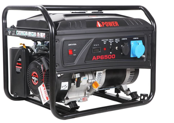 Изображение товара Генератор A-iPower AP6500 Бензиновый с защитной стальной рамой