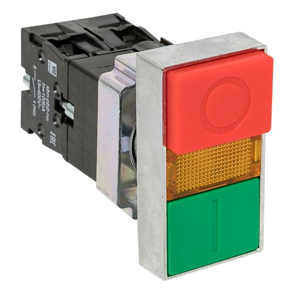 

Кнопка EKF pbn-bw8465 LAY5-BW8465 "I-O" прямоугольная 230В NO+NC, pbn-bw8465