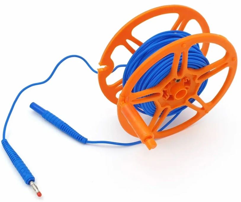 

Провод Sonel WAPRZ050YEBBSZ измерительный 50м на катушке с разъёмами "банан" жёлтый, WAPRZ050YEBBSZ